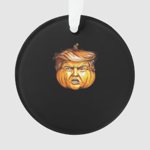 Ornamento Dia de as Bruxas engraçado Pumpkin Parody Político