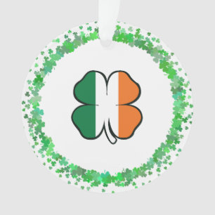 Ornamento Dia de Clover Saint Patrick, Irlanda