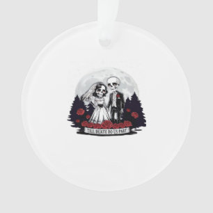 Ornamento Dia de os namorados De Horror Casal De Esqueleto A