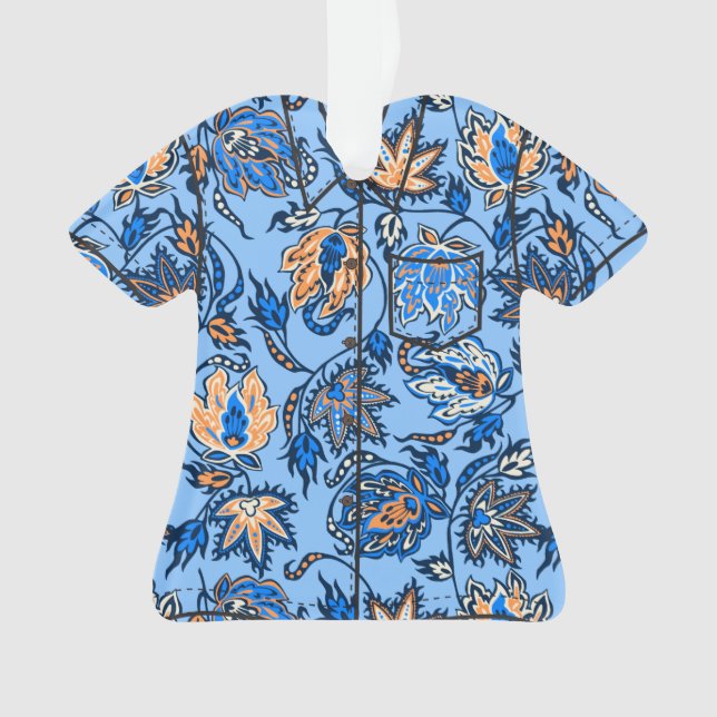 Ornamento diafragma tropical de Protea Batik Havaiana Aloha (Frente)