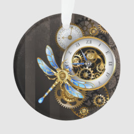 Ornamento Dials Steampunk com Dragonfly