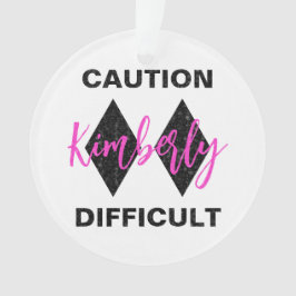 Ornamento Diamante Negro Duplo Difícil E Engraçado