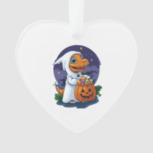 Ornamento Dino de Doce ou Travessura
