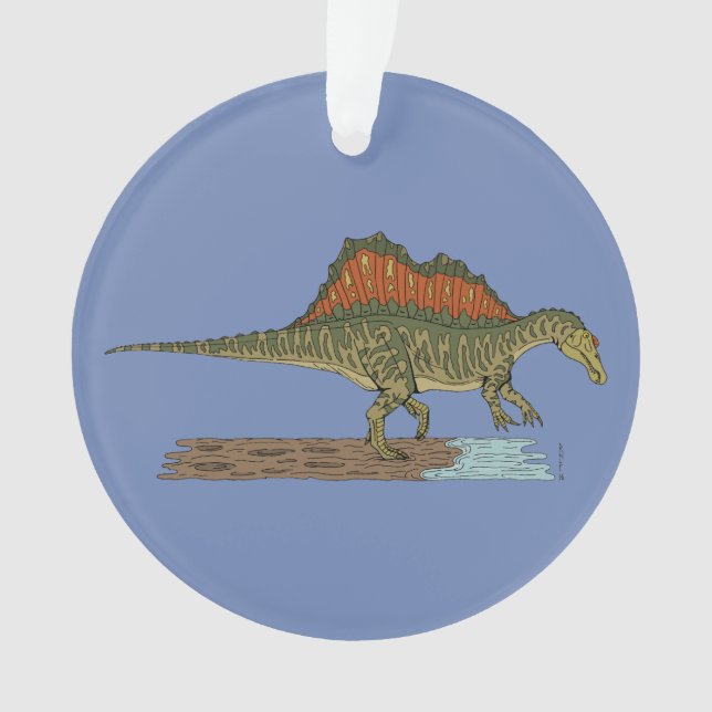 Ornamento Dinossauro Cretáceo Espinossauro (Frente)