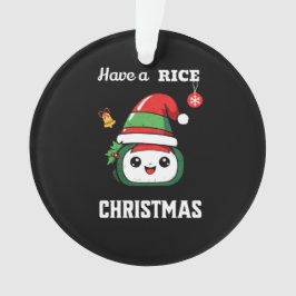 Ornamento Diversão do Natal Sushi