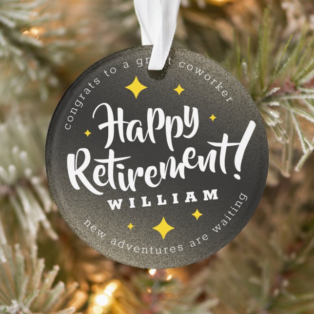 Ornamento Diversão Dourada de Estrelas de Lâmpada Retirando  (Árvore)