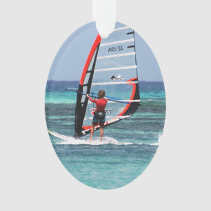 Ornamento Divertimento que Windsurfing