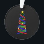 Ornamento DNA Helix Christmas Tree Life Science Biology<br><div class="desc">DNA Helix Christmas Tree Life Science Biology</div>