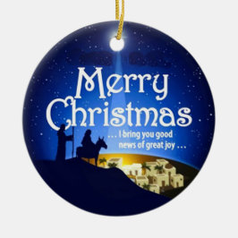 Ornamento do 2:10 de Luke da alegria do Feliz