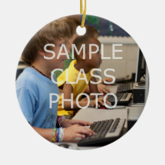 Ornamento do Ano de Foto do Professor