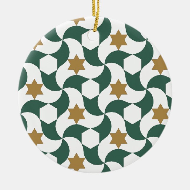 Ornamento do azulejo do Moorish (Frente)