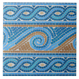 Ornamento do Azulejo Mosaico Grego