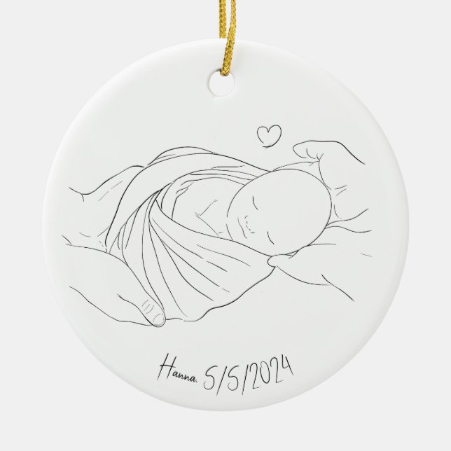 Ornamento do Boho do Presente do Médico do FIV (Frente)