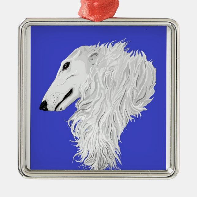 Ornamento do Borzoi (Frente)