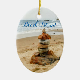 Ornamento do Cairn de Pedra da Ilha Block