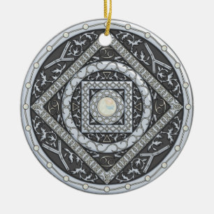 Ornamento do Cancer Mandala