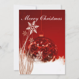 Ornamento do cartão de Natal.