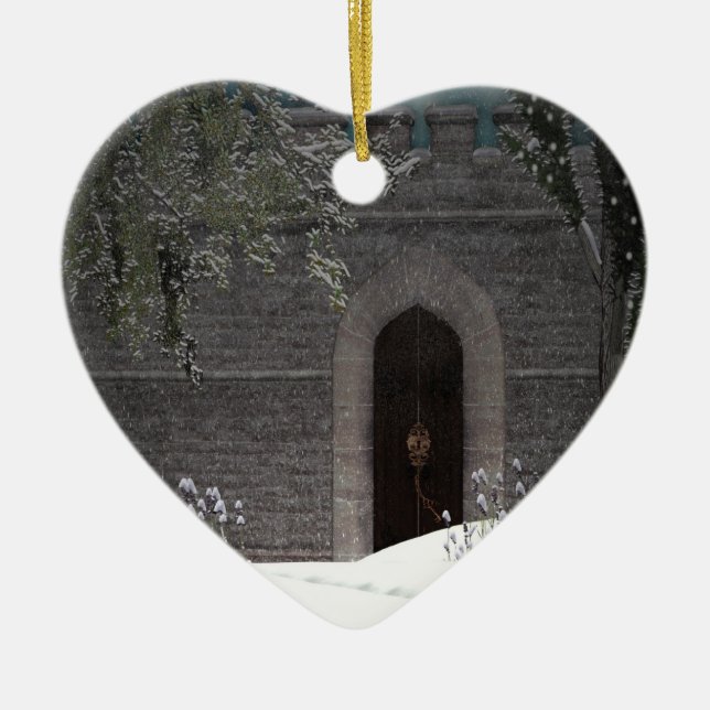 Ornamento do castelo do inverno (Frente)