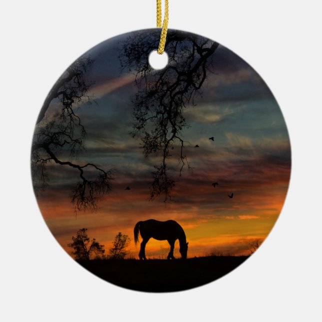 Ornamento do Cavalo Sudoeste (Frente)