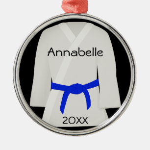 Ornamento do Cinturão Azul de Artes Marciais