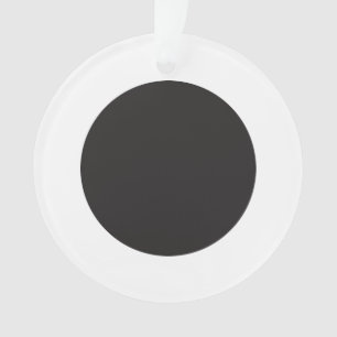 Ornamento do Círculo Acrílico