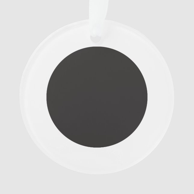 Ornamento do Círculo Acrílico (Frente)