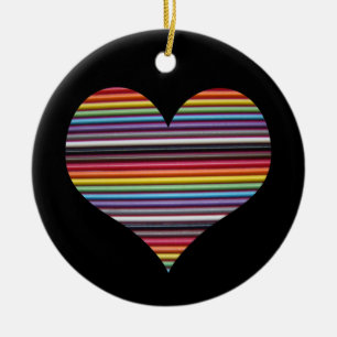 Ornamento do Círculo Cardíaco do Cabo da Fita Arco