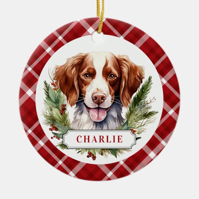 Ornamento do Círculo Cerâmico Brittany (Frente)