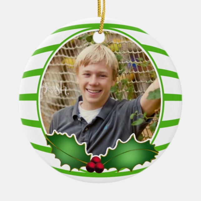 Ornamento do círculo da foto (Frente)