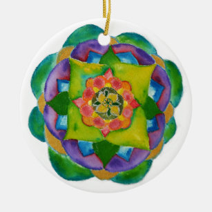 Ornamento do Círculo de Pintura de Mandala