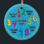 Ornamento do Círculo Hanukkah<br><div class="desc">Ornamento do Círculo de Chanucá.</div>