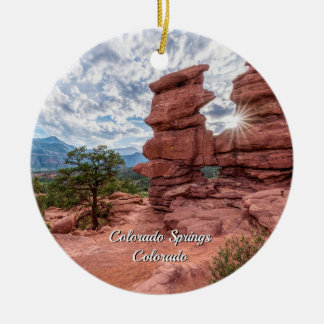 Ornamento do Círculo Sunset do Colorado Twins Siam