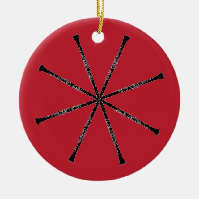 Ornamento do clarinete (Frente)