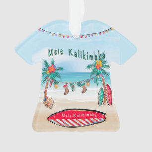 Ornamento do Conselho do Surf Mele Kalikimaka