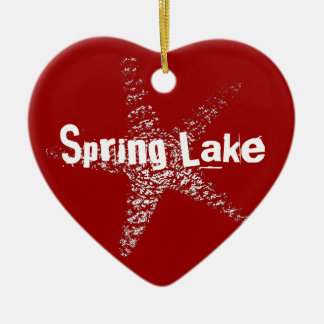 Ornamento do coração da estrela do mar