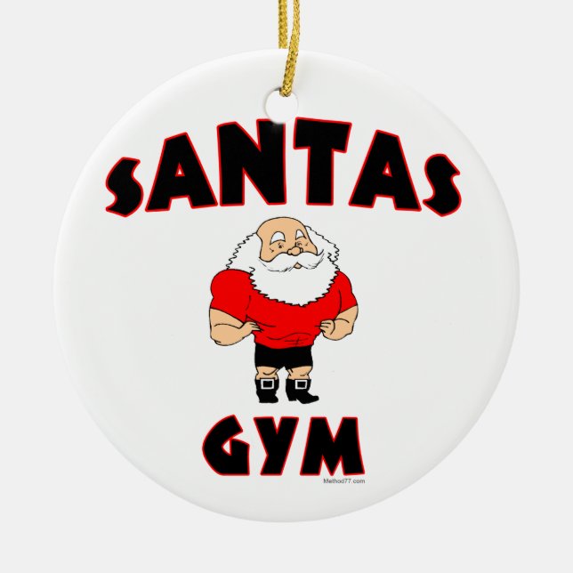 Ornamento do costume do Gym de Santa (Frente)