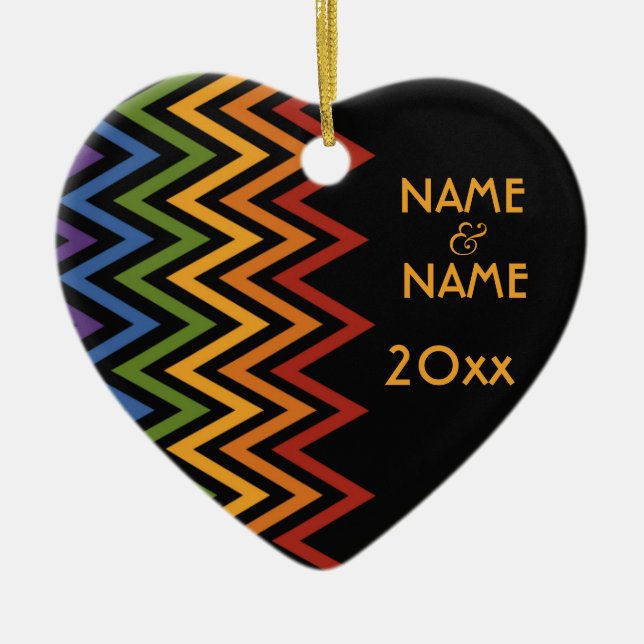 Ornamento do costume do teste padrão de Chevron do (Frente)