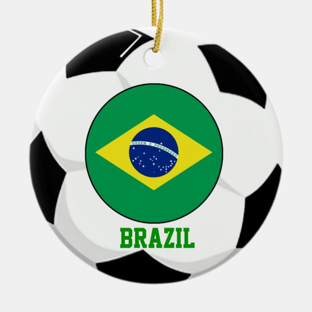 Ornamento do fã de futebol de Brasil campeão do (Frente)