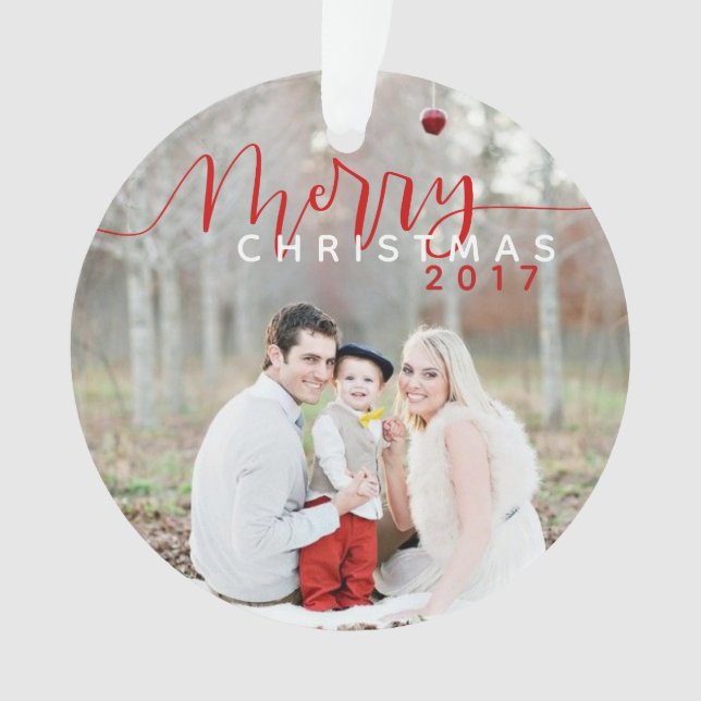 Ornamento do Feliz Natal (Frente)