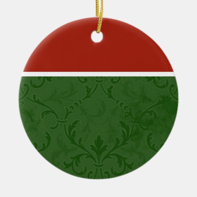 Ornamento do feriado da elegância do Natal (Frente)