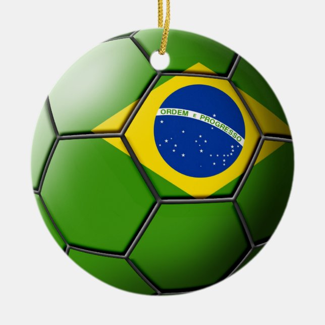 Ornamento do futebol de Brasil (Frente)