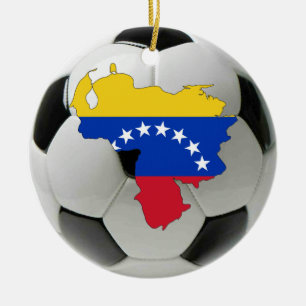 Ornamento do futebol do futebol de Venezuela