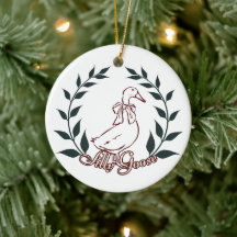 ornamento do ganso do bobo