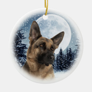 Ornamento do german shepherd