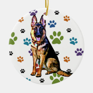 Ornamento do german shepherd