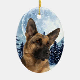 Ornamento do german shepherd