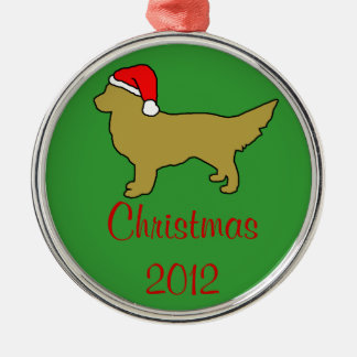 Ornamento do golden retriever: Árvore de Natal