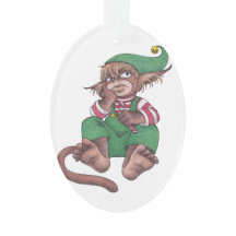 Ornamento do Macaco de Natal