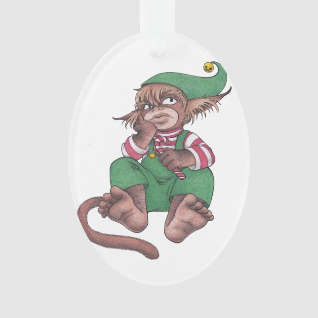 Ornamento do Macaco de Natal (Frente)