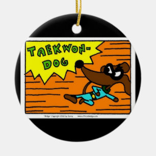 Ornamento do Midge TAEKWON-DOG